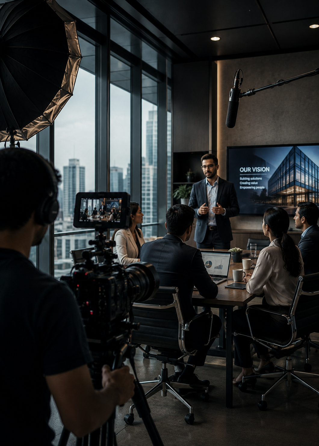 Corporate film production still — placeholder, to be replaced with 360 BC footage